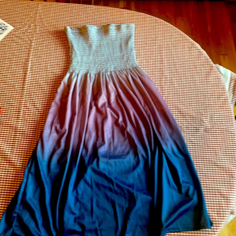 Strapless dress